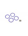 EZW003R Aluminum Wheel Cover(Blue/4pcs/Sand Mast EZW003BL  - KYOSHO RC
